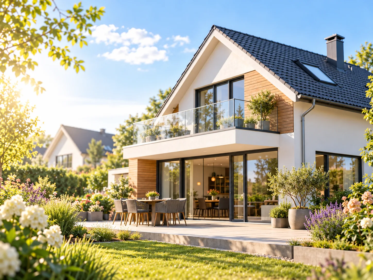 Anschlussfinanzierung: beispielhaftes Immobilienmotiv