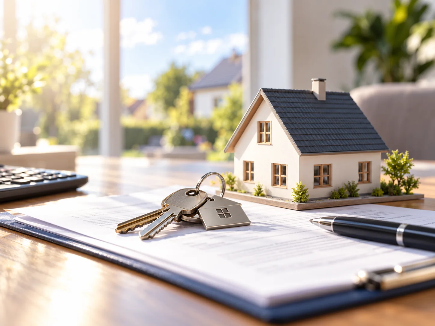 Zinsbindung & Restschuld: beispielhaftes Immobilienmotiv